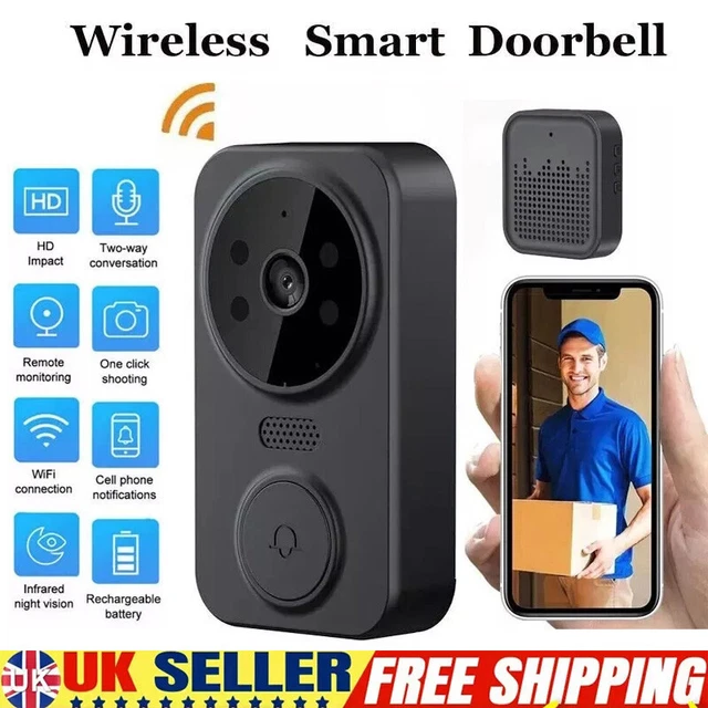 WIRELESS SMART VIDEO Doorbell Wibell Security HD Video Camera