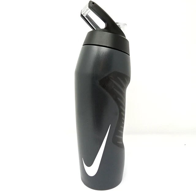 Nike 32oz HyperFuel Water Bottle Anthracite Black BPA Free Squeeze Sports Bottle Nike 32oz HyperFuel Water Bottle Anthracite Black BPA Free Squeeze Sports Bottle