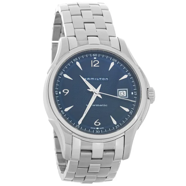 Hamilton Jazzmaster Series Mens Blue Dial Swiss Automatic Watch H32515145