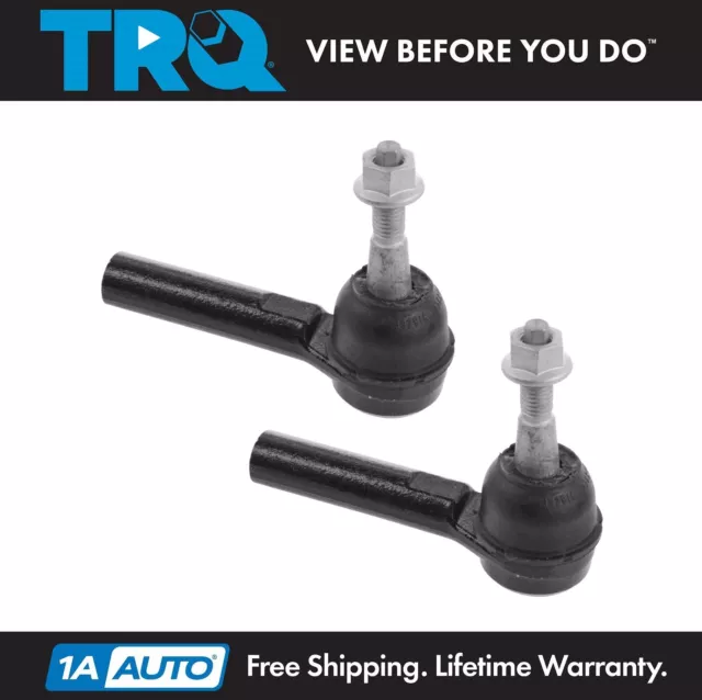 TRQ Outer Tie Rod End LH RH Pair for Equinox Terrain SRX Vue