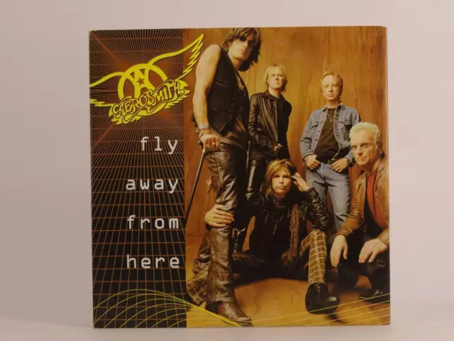 AEROSMITH FLY AWAY FROM HERE (E74) 2 Track Promo CD Single Card Sleeve SONY MUSI