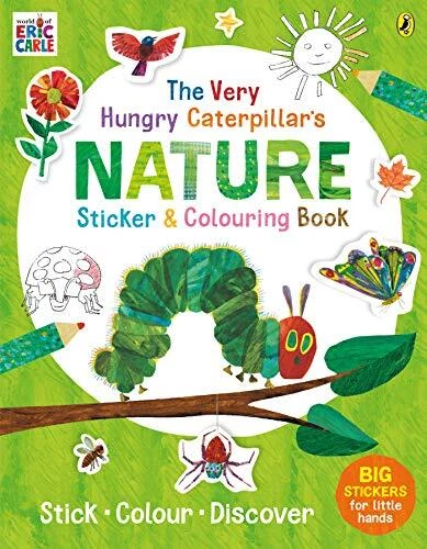 THE VERY HUNGRY Caterpillar's Nature Sticker and Colouring Book by