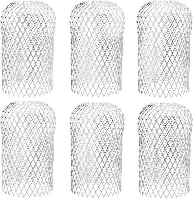 6 Gutter Guard Strainer Aluminum Downspout Mesh Filter Preventing Blockage Leave