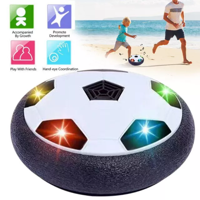 Air Power Fußball Soccer Luft Fußball LED Hoover Soccer Ball Kinderspielzeug DE