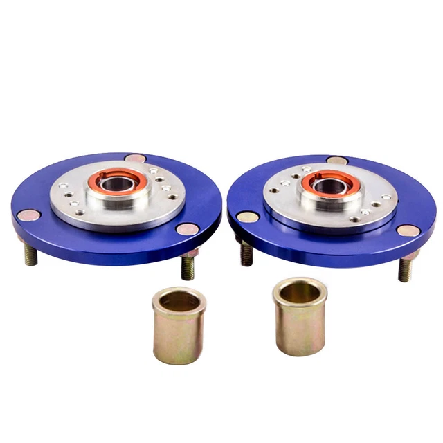 Cuscinetto a cupola cuscinetto a molla per BMW Serie 3 E36 M3 anteriore Camber Plate sport mortorsport blu