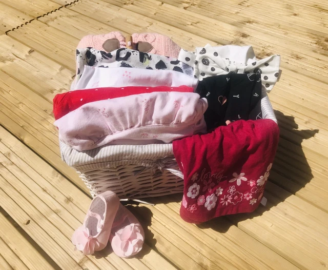 🍄 Baby Girl 3-6 Months Bundle Spring M&S Dresses Tops Leggings