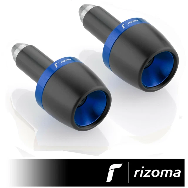 Accessori Moto Alluminio Tappi Manubrio Vespa CNC Argento - Terminali Manubrio Per GTV, GTS, LX, Sprint, Primavera Terminali Manubrio Cnc