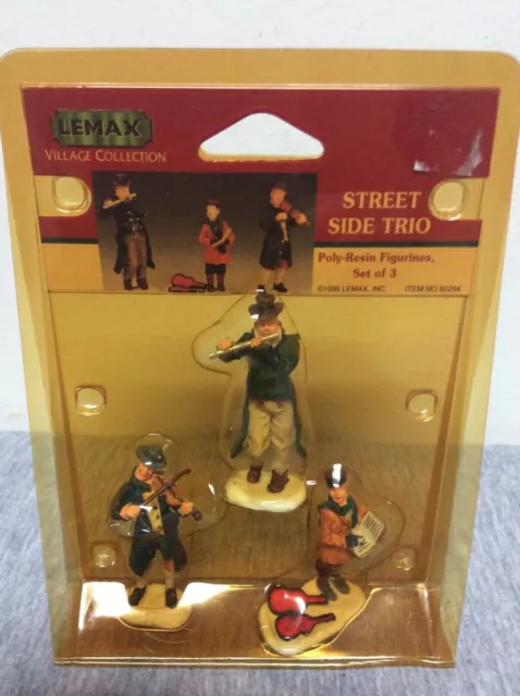Lemax Village Collection Street Side Trio Set of 3 Figurines