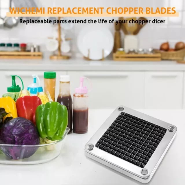 1/4in (6.35mm) Vegetable Fruit Dicer Commercial Easy Chopper Dicer Cutter Blade