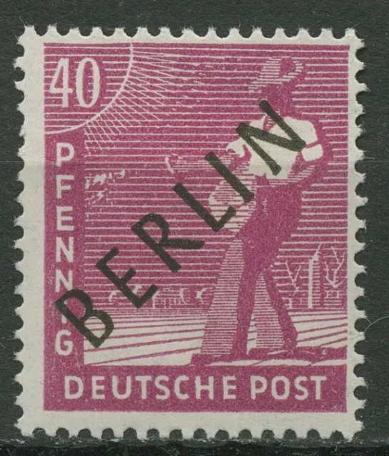 Berlin 1948 Schwarzaufdruck 12 postfrisch