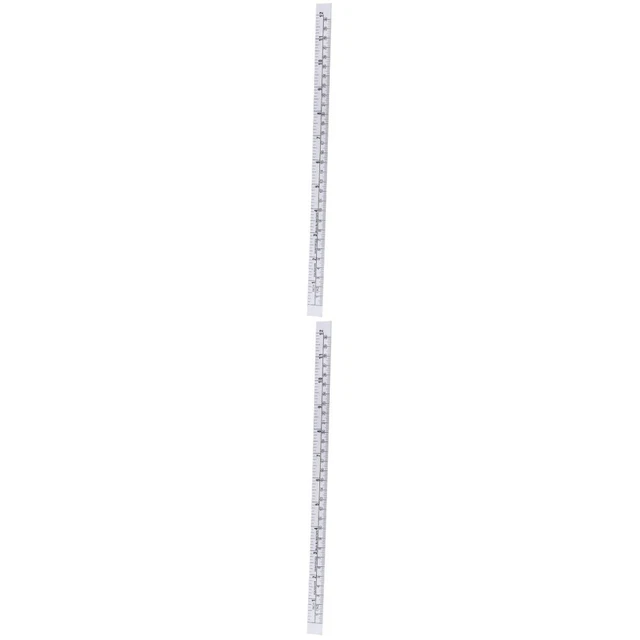 2 pcs Auto-Adhésif Ruban à Mesurer Table Ruban À Mesurer Collant Ruban À Mesurer