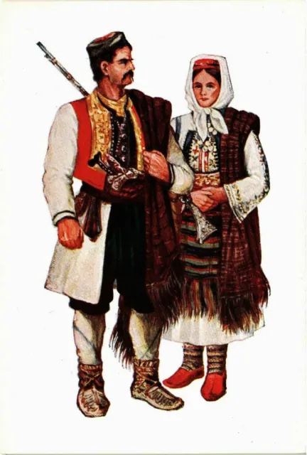 CPA AK Costume National Croate Dalmatie CROATIA (598017)