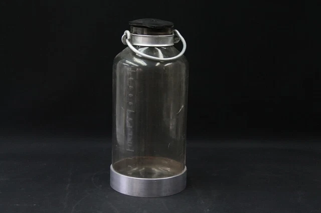 Hermosa Antiguo Jarra con Mango Taza de Leche Plástico Vintage