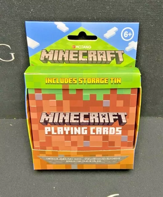 Minecraft - Playing Cards In Tin (SEALED/NEW)