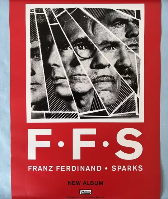 Franz Ferdinand Sparks Double Sided Original Promo Poster 42cm x 30cm Rare