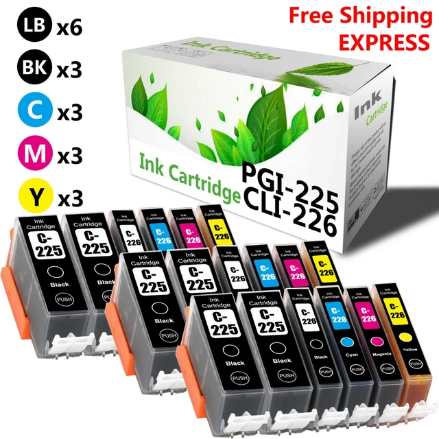 18PACK PGI225 CLI226 Ink Cartridge for Canon PIXMA IP4920 PIXMA MG5220