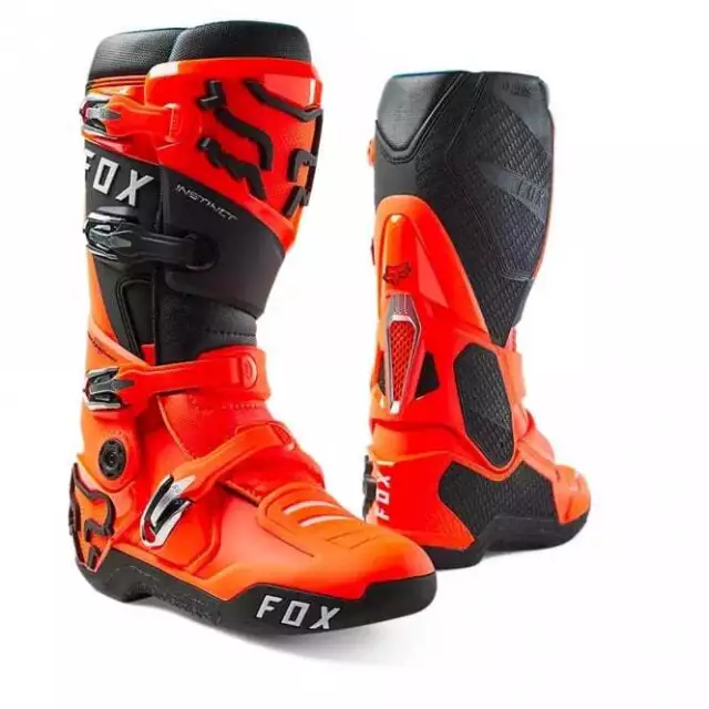 Fox Racing INSTINCT 2.0 MX Motocross Off Road Boots (Fluo Orange)