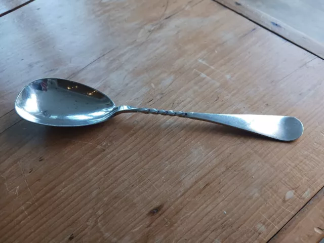 Antique Large Silver/Silver Plated Serving Spoon