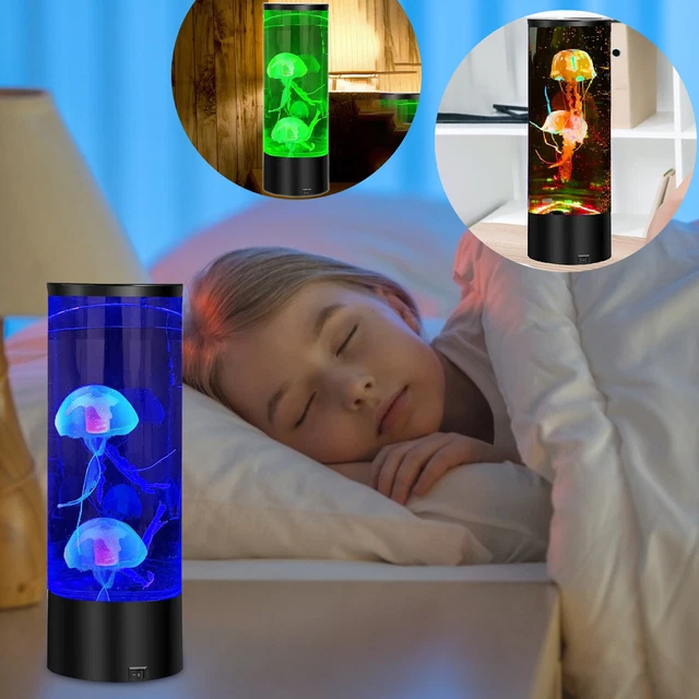 Adult Children Color Changing Lava Lamp Usb Powered Aquarium Night Color Lamp