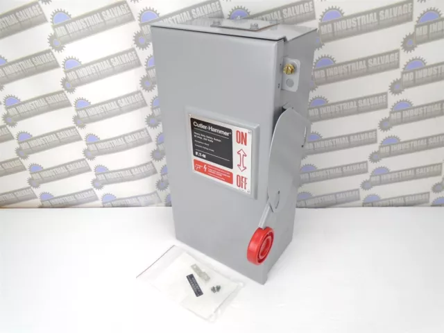 Eaton - DH322NRK - 60A/3P HD Schmelzbar Sicherheitsschalter W / Neut 240V Nema