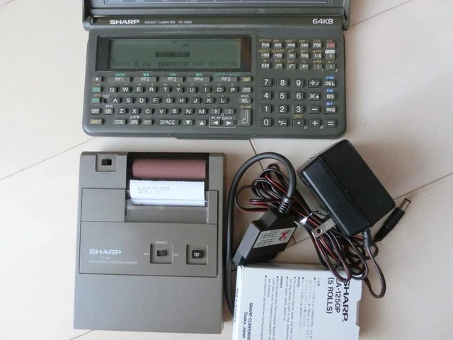 SHARP(シャ－プ) ポケットコンピューター PC-E650 Pc E650 Sharp Casio