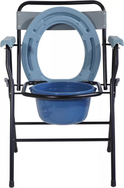 Aidapt 7Litre Lightweight Folding Commode Chair