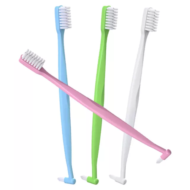 4 un. limpiadores dentales de doble cabeza limpieza de cavidades oral interdental multiuso
