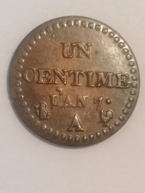 1 centime dupré AN 7, 53/50