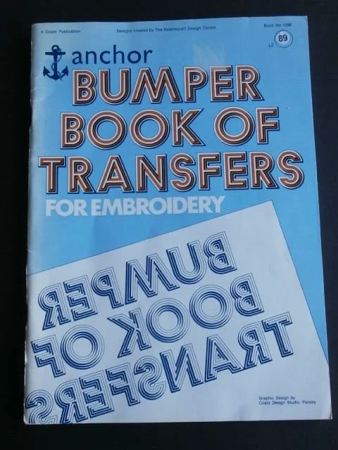 Ankerstoßstange Stickbuch Transfers Buch 1296