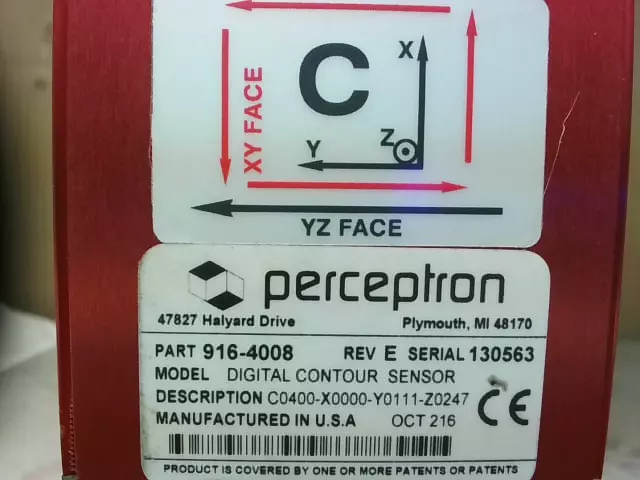 PERCEPTRON 916-4008 Numérique Contour Capteur C0400 X0000 Y0111 Z0 - Neuf N