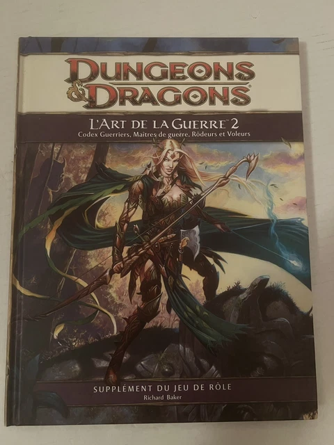 Livre Dungeons & Dragons 4 - L'Art De La Guerre - Supplément De Règles - Occasion