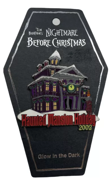 Disneyland HAUNTED MANSION HOLIDAY Nightmare Before Christmas Pin 2002 MOC DLR