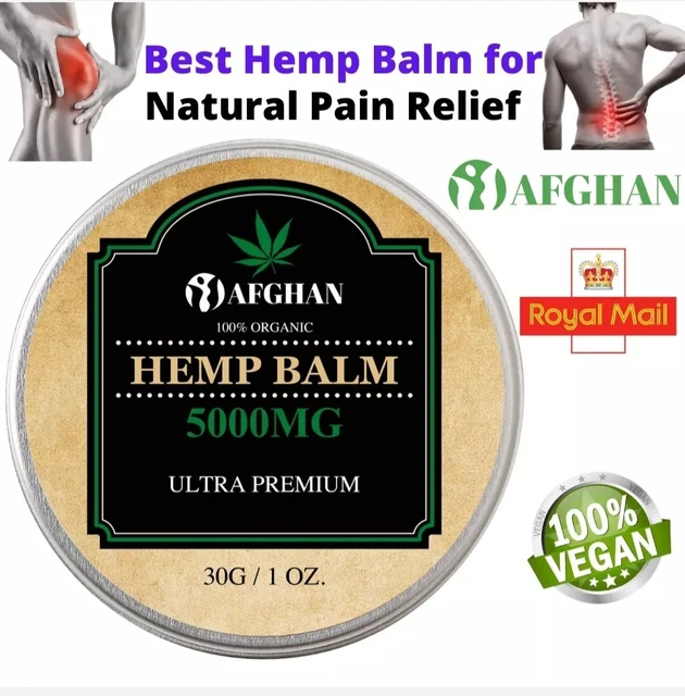 HEMP PAIN RELIEF Cream Balm Arthritis Stiffness Gout Muscle Joint Pain