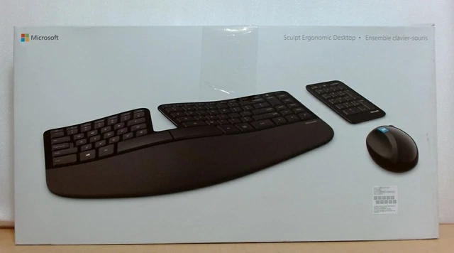 MICROSOFT L5V00002 SCULPT Ergonomic Wireless Bluetrack Desktop $143 $42 ...