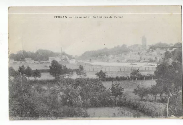 95  Persan Beaumont Vu Du Chateau De Persan
