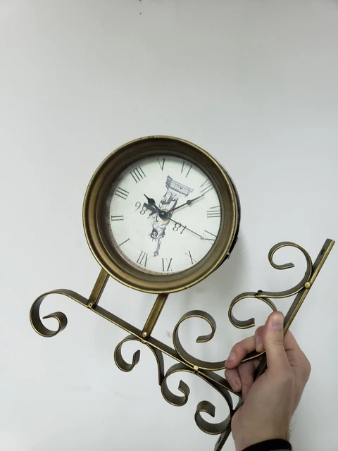 orologio da muro vintage doppia vista
