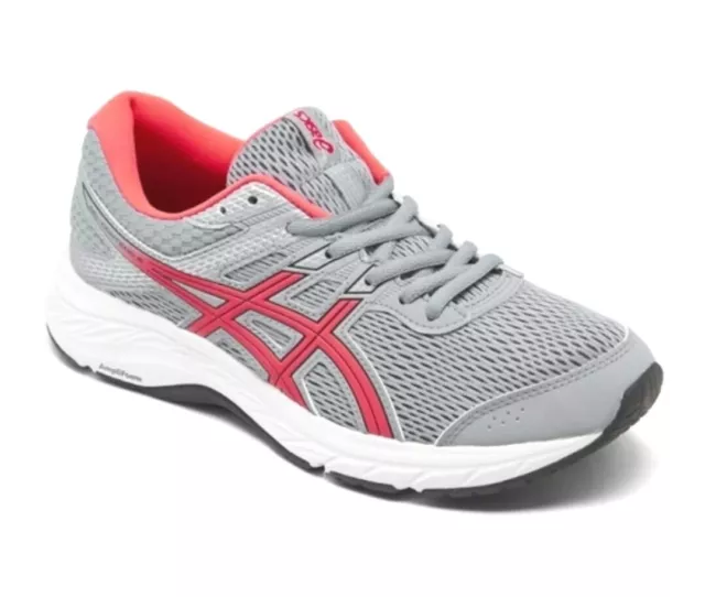 Asics Gel Contend 6 New Sneakers Womens Size 11 Gray Pink Running Athletic Shoes