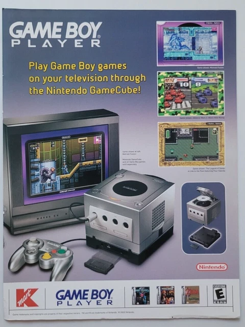 2003 Game Boy Player GameCube KMart Nintendo Power Ad 8x10.5"