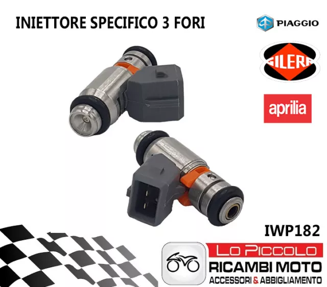 Piaggio Vespa Gts Gtv 250 300 8732885 Iniettore Carburante 3 Fori Iwp182