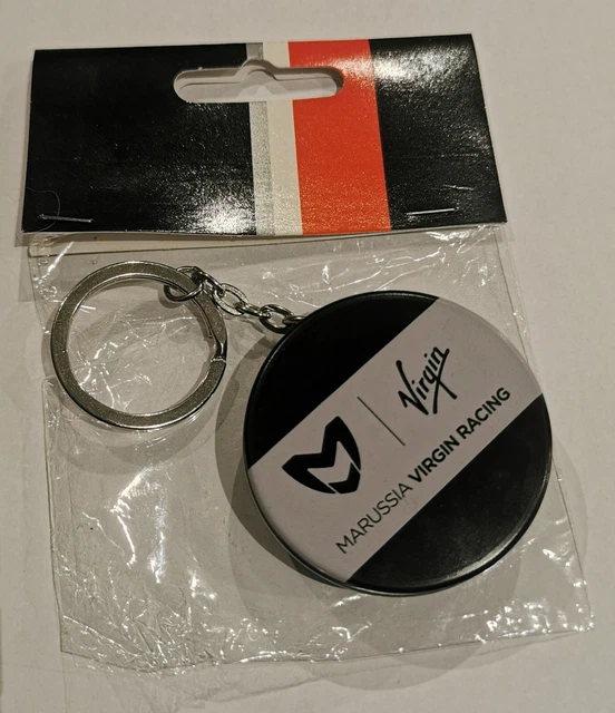 Genuine Race Used Jules Bianchi Manor Marussia F1 Monaco Skid Plank Keyring – 2014 Season – UK Made