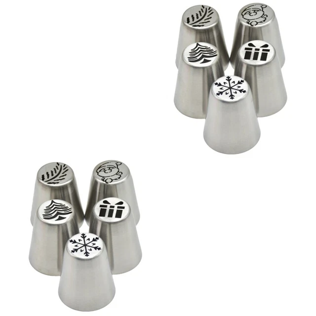 10 pz forniture per decorazione biscotti punte per torta tubazioni acciaio inox