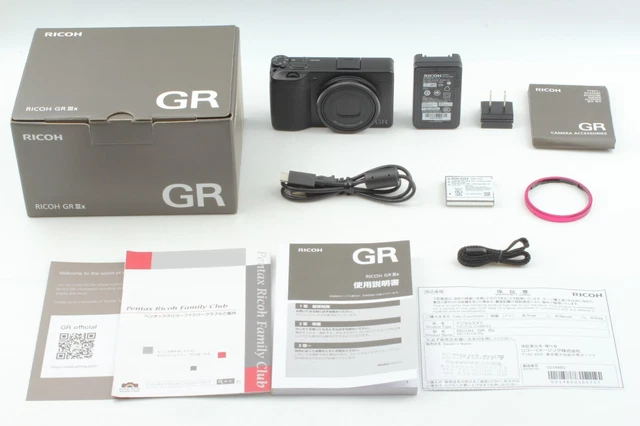 [Top Mint in Box] Ricoh GR IIIx 24.2MP Digital Compact Black APS-C Camera Japan 3