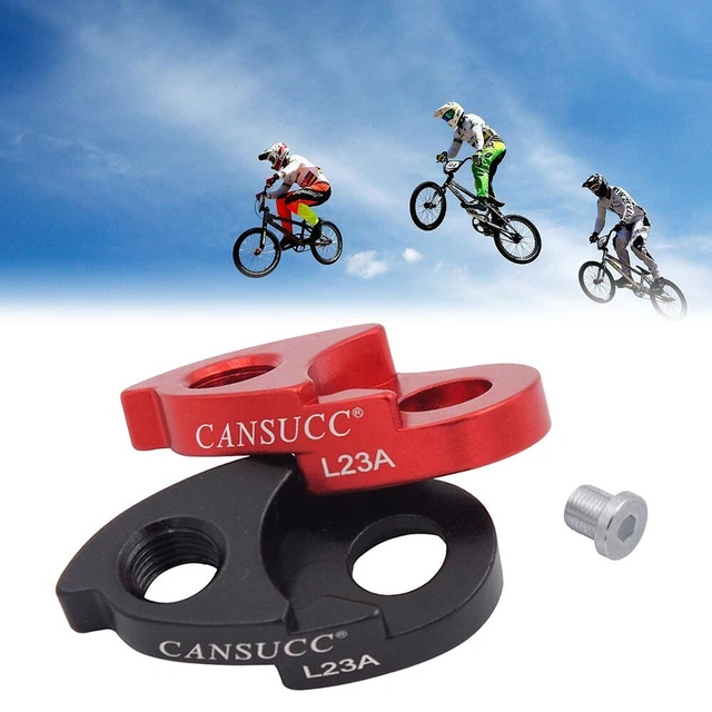 Prolongateur De Patte De Dérailleur Vélo - 28,9 Mm, Compatible 34T-52T, Aluminium, Rouge/noir
