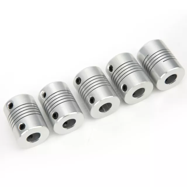 5Pcs Flexible Wellenkupplungen Für 3D Drucker Schrittmotor Kupplung 5 X 8mm