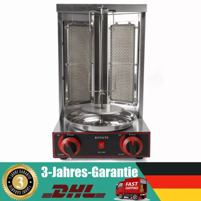 Gas Vertical Shawarma Broiler Machine 3000W CG-25 Doner Kebab Gyro Grill Machine