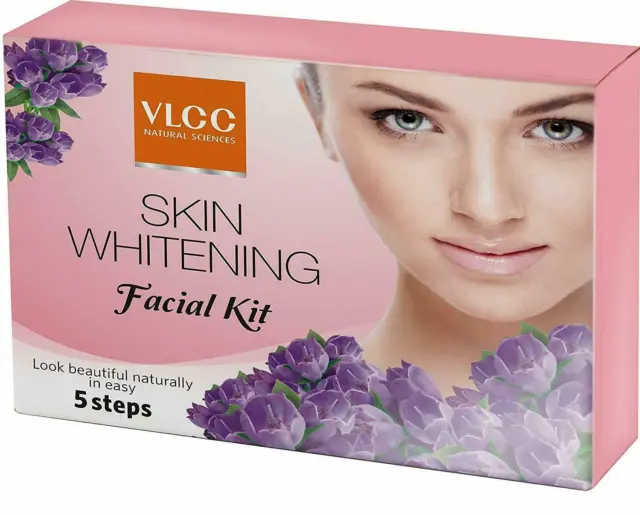 Vlcc Skin Whitening Facial Kit | Single Use Mini Face Kit | 5 Step Facial Kit
