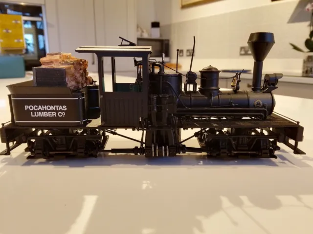 Bachmann Spectrum On30 2 truck Shay Pocahontas Lumber Co. - excellent example