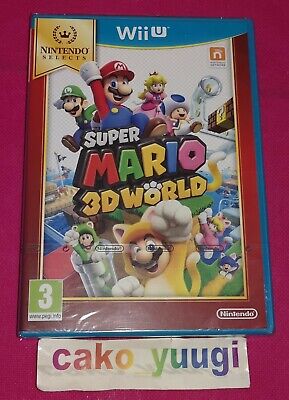 Super Mario 3 D World Nintendo Selects Wii U Neuf Sous Blister Version 100% Fr