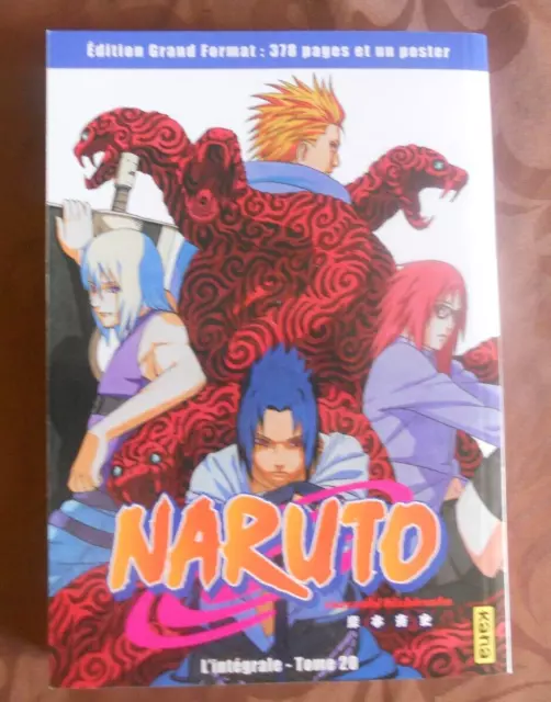 NARUTO L'intégrale tome 20 manga grand format VF KANA