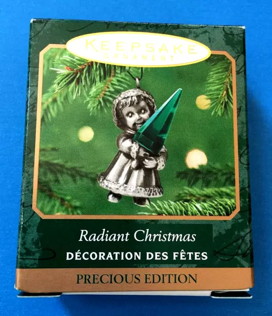 Hallmark "Radiant Christmas" Miniature Ornament 2001